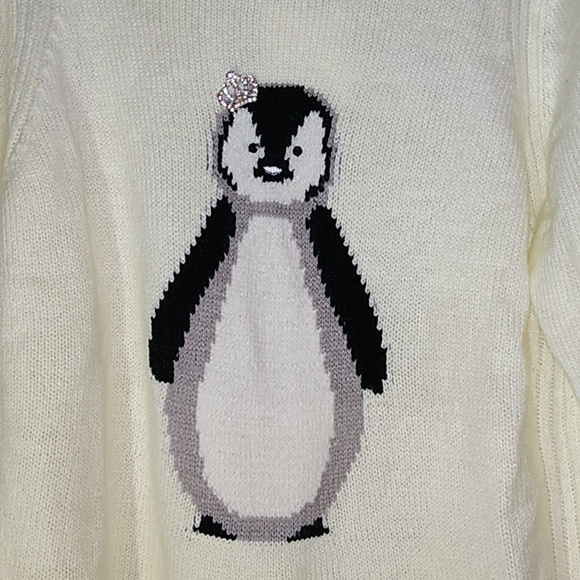Lauren Conrad brand penguin sweater, size 2XL - Picture 2 of 8